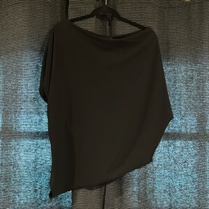 Black VICI one shoulder top